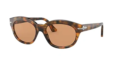 Persol Brown Oval Ladies Sunglasses Po3250s 108/53 55