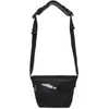 Acne Studios Black Canvas Messenger Bag