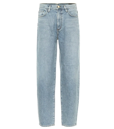 Goldsign + Net Sustain Myra Organic Mid-rise Straight-leg Jeans In Blue