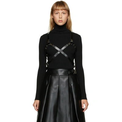 Junya Watanabe Black Leather Harness In 1 Black