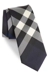 Burberry Manston Exploded Check Silk Tie In Blue