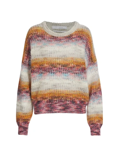 Iro Maroja Dip-dye Mohair Sweater In Neutral