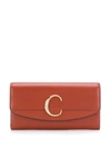 Chloé C Wallet In Sepia Brown