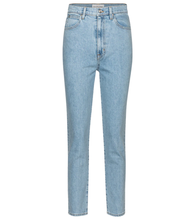 Slvrlake Beatnik High-rise Slim Ankle Jeans In Denim-lt