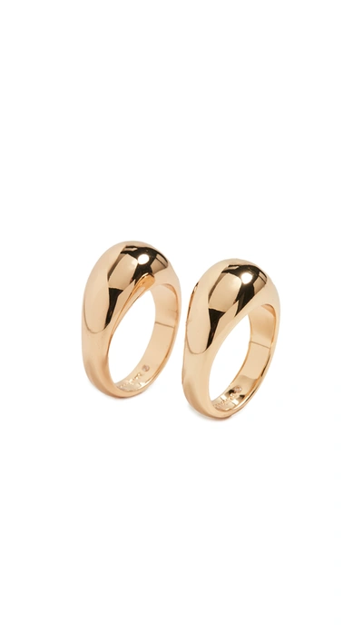 Baublebar Band Rings, Set Of 2 In Gold