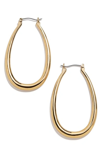 Baublebar Sophia Oval Hoop Earrings In Gold