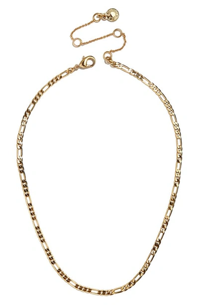 Baublebar 14k Gold Plated Figaro Chain Anklet