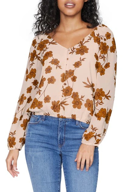 Sanctuary Meadow Floral Print Blouse In High Summer