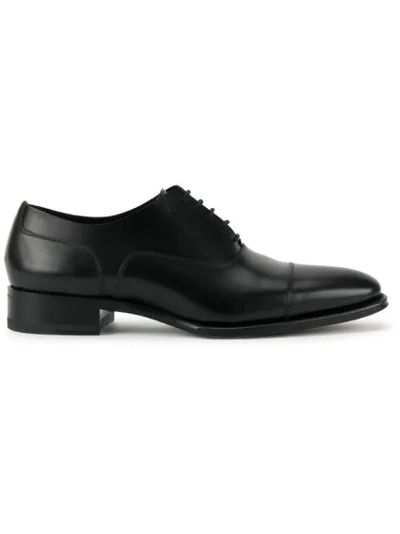 Dsquared2 Patent Leather Oxford Lace-up Shoes, Black