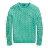 Ralph Lauren Cable-knit Cotton Sweater In Haven Green