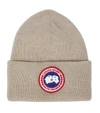 Canada Goose Arctic Disc Merino Wool Toque Beanie In Neutrals