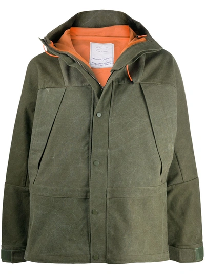 Readymade Mountain Parka Coat In Green