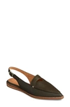 Sperry Saybrook Slingback Mule In Olive Tumbled Leather
