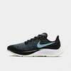 Nike Women's Air Zoom Pegasus 37 Low Top Running Sneakers In Black/glacier