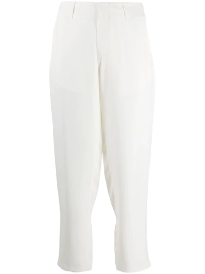 Federica Tosi Mid-rise Slim Trousers In White