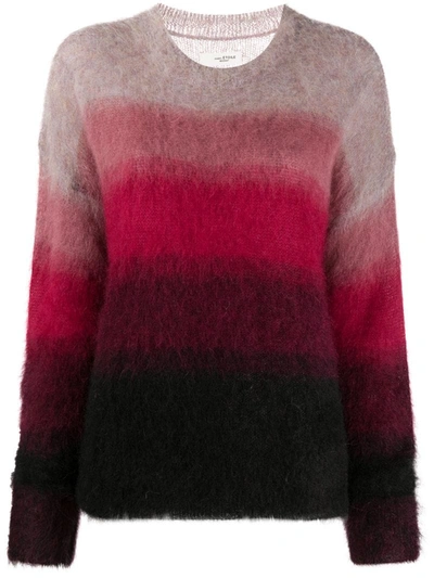 Isabel Marant Étoile Drussell Striped Mohair And Wool-blend Sweater In Multicolor