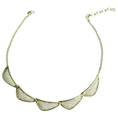Pre-owned Lanvin Necklace In Gold