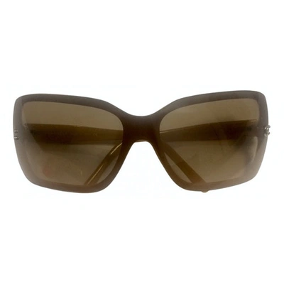 Pre-owned Chanel Brown Sunglasses