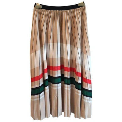 Pre-owned Claudie Pierlot Spring Summer 2019 Beige Skirt