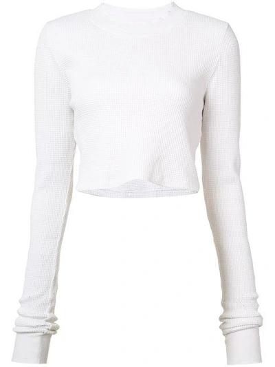 Cotton Citizen Long Sleeved Cropped T-shirt