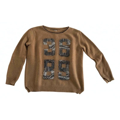 Pre-owned Ermanno Scervino Cashmere Jumper In Camel