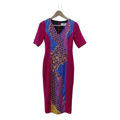 Pre-owned Peter Pilotto Wool Mid-length Dress In Multicolour