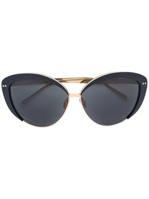 linda farrow cat eye sunglasses
