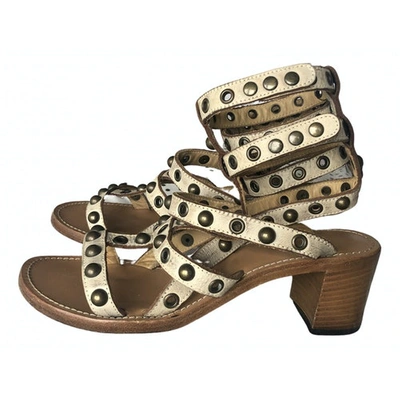 Pre-owned Isabel Marant Caroll Beige Leather Sandals