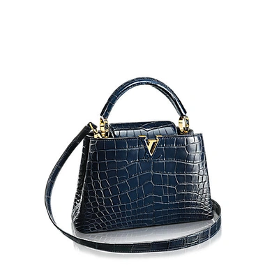 Louis Vuitton Capucines Bb In Crocodile Brillant