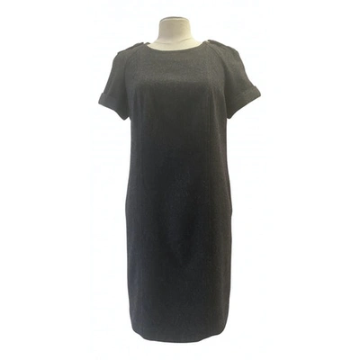 Pre-owned Burberry Grey Wool Dress