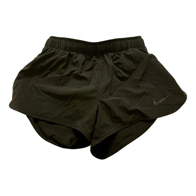 Pre-owned Nike Black Polyester Shorts