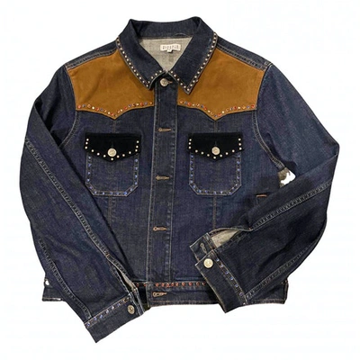 Pre-owned Claudie Pierlot Blue Denim - Jeans Jacket