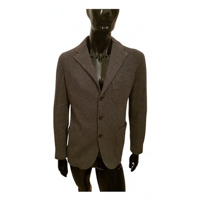 Pre-owned Seventy Wool Vest In Grey