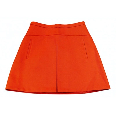 Pre-owned Jcrew Mid-length Skirt In Orange