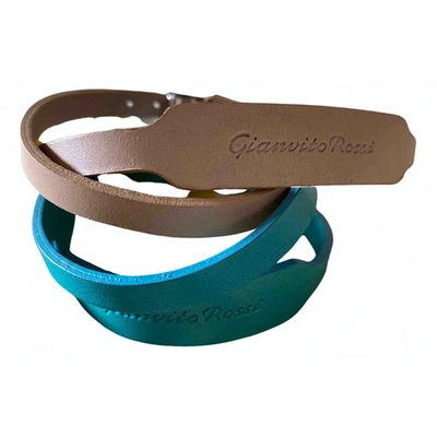Pre-owned Gianvito Rossi Leather Bracelet In Multicolour