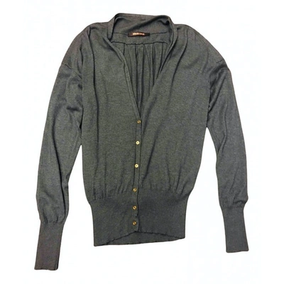 Pre-owned Roberto Cavalli Cashmere Cardigan In Grey