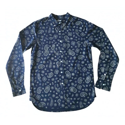 Pre-owned Ymc You Must Create Blue Cotton Shirts