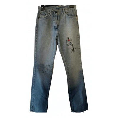 Pre-owned Iceberg Straight Jeans In Other