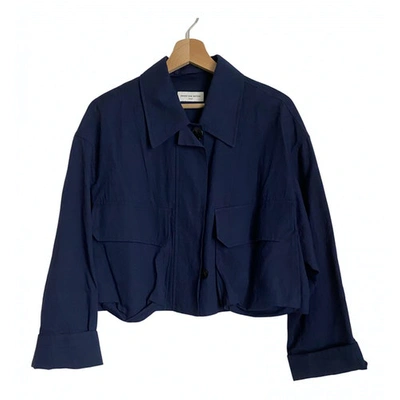 Pre-owned Dries Van Noten Blue Cotton Jacket