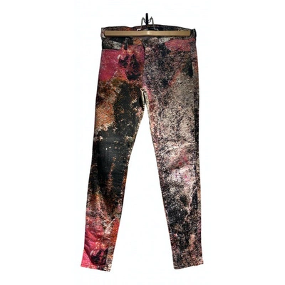Pre-owned J Brand Slim Trousers In Multicolour