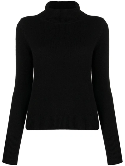 Joseph Cote Anglaise Roll-neck Sweater In Black