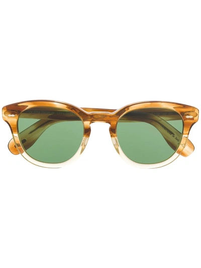 Oliver Peoples Tortoiseshell Detail Sunglasses In Neutrals