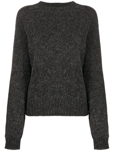 Ymc You Must Create Crew-neck Wool Jumper In Grey