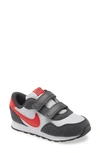 Nike Babies' Md Valiant Sneaker In Grey/ University Red/ Smoke