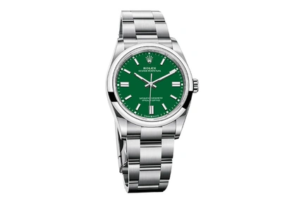 Pre-owned Rolex  Oyster-perpetual 124300
