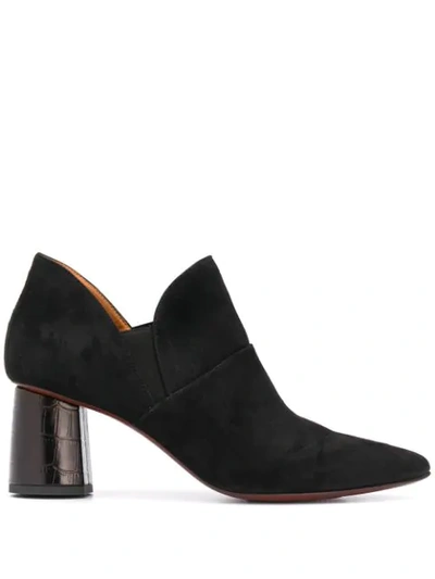 Chie Mihara Luvan Ankle Boots In Black Suede