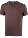 Tom Ford Cotton Jersey Crewneck T-shirt In Nude