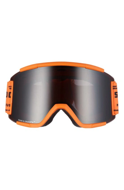 Smith Squad Xl 185mm Snow Goggles In Artist Series Draplin/ Black