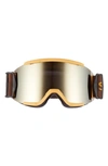 Smith Squad 180mm Chromapop(tm) Snow Goggles In Amber Textile/ Sun Black Gold