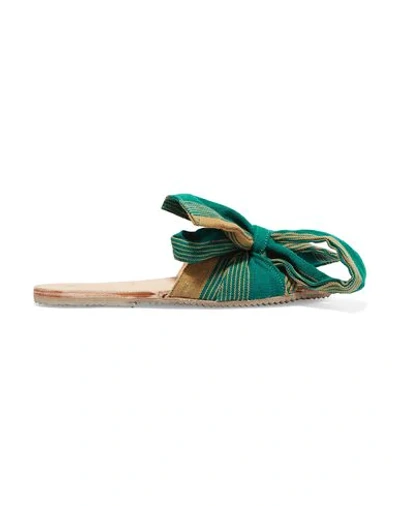 Brother Vellies Sandals In Green